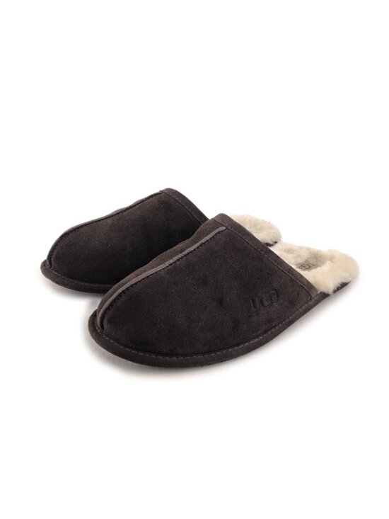 UGG Brown Suede Scuff Slippers 10 main image 10